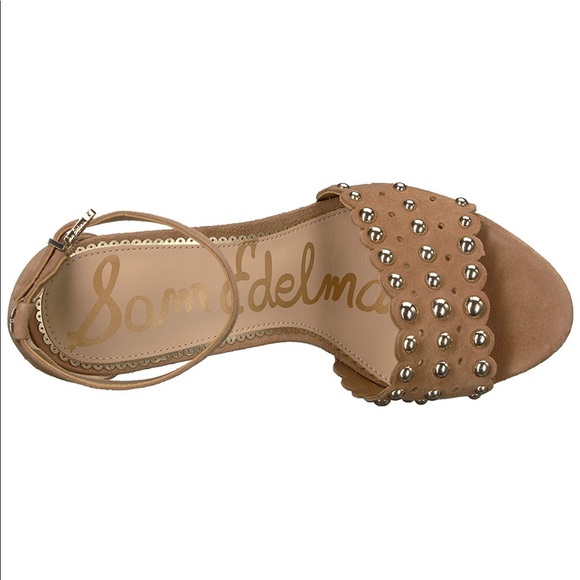 Sam Edelman Yaria Studded Block Heel Sandal 9M NWT - Picture 6 of 8